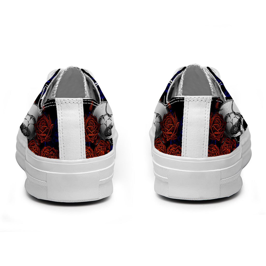 Resalta tu estilo con las zapatillas bajas de lona Skeleton para hombre y mujer
