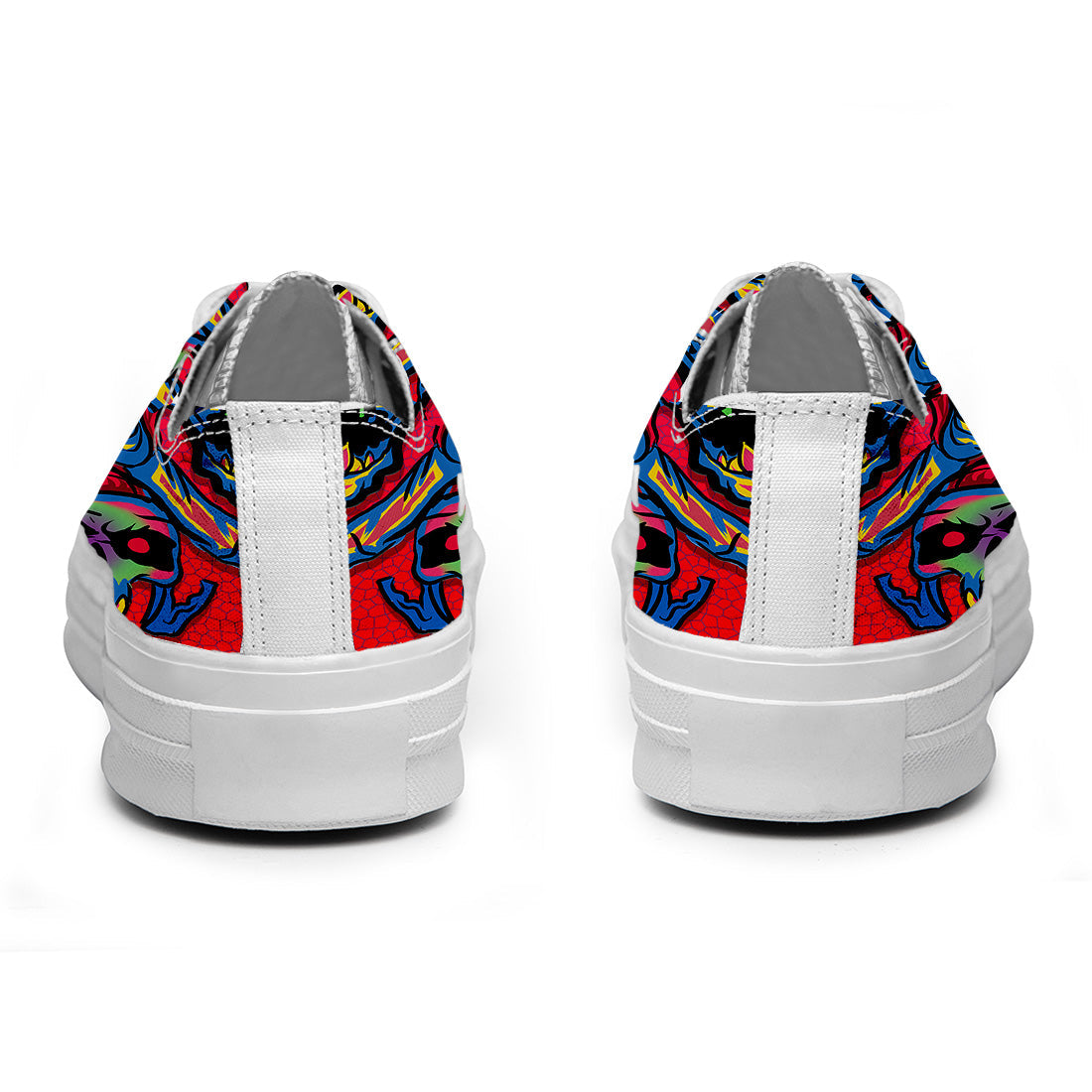 Resalta tu estilo con las zapatillas bajas de lona Skeleton para hombre y mujer
