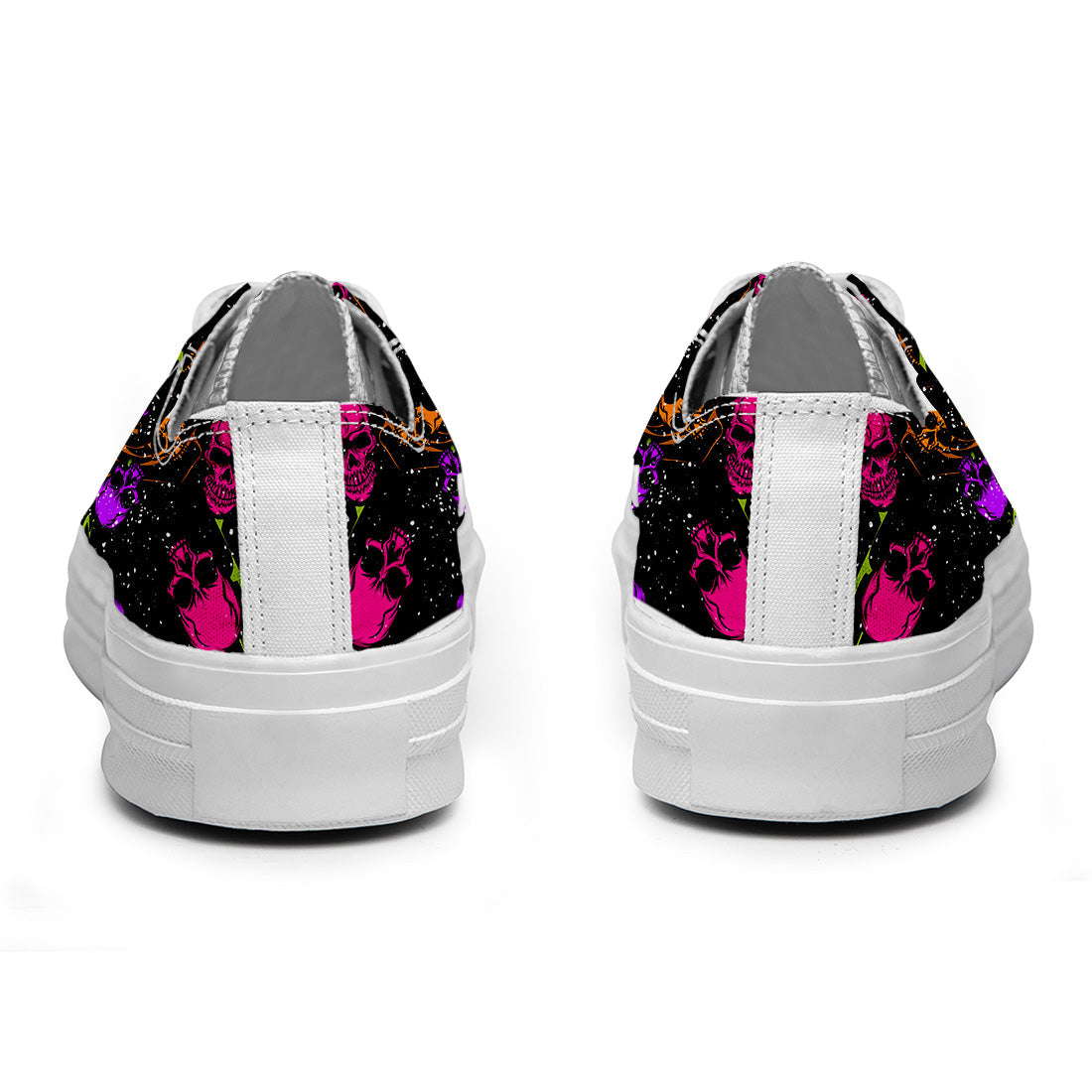 Resalta tu estilo con las zapatillas bajas de lona Skeleton para hombre y mujer