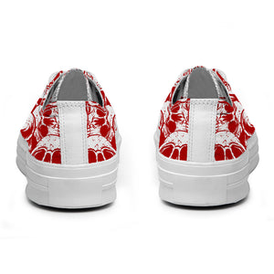 Resalta tu estilo con las zapatillas bajas de lona Skeleton para hombre y mujer