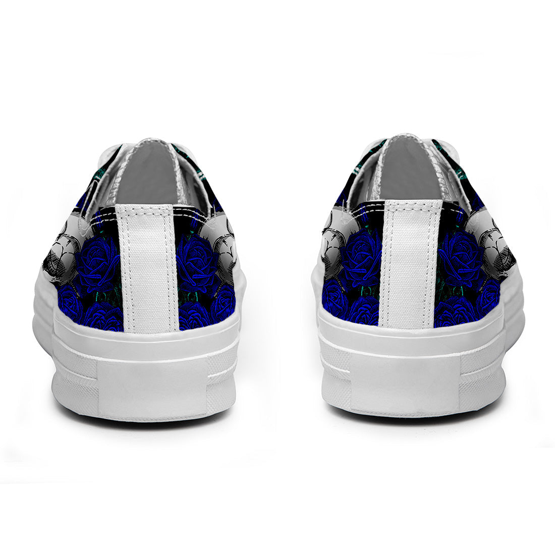 Resalta tu estilo con las zapatillas bajas de lona Skeleton para hombre y mujer