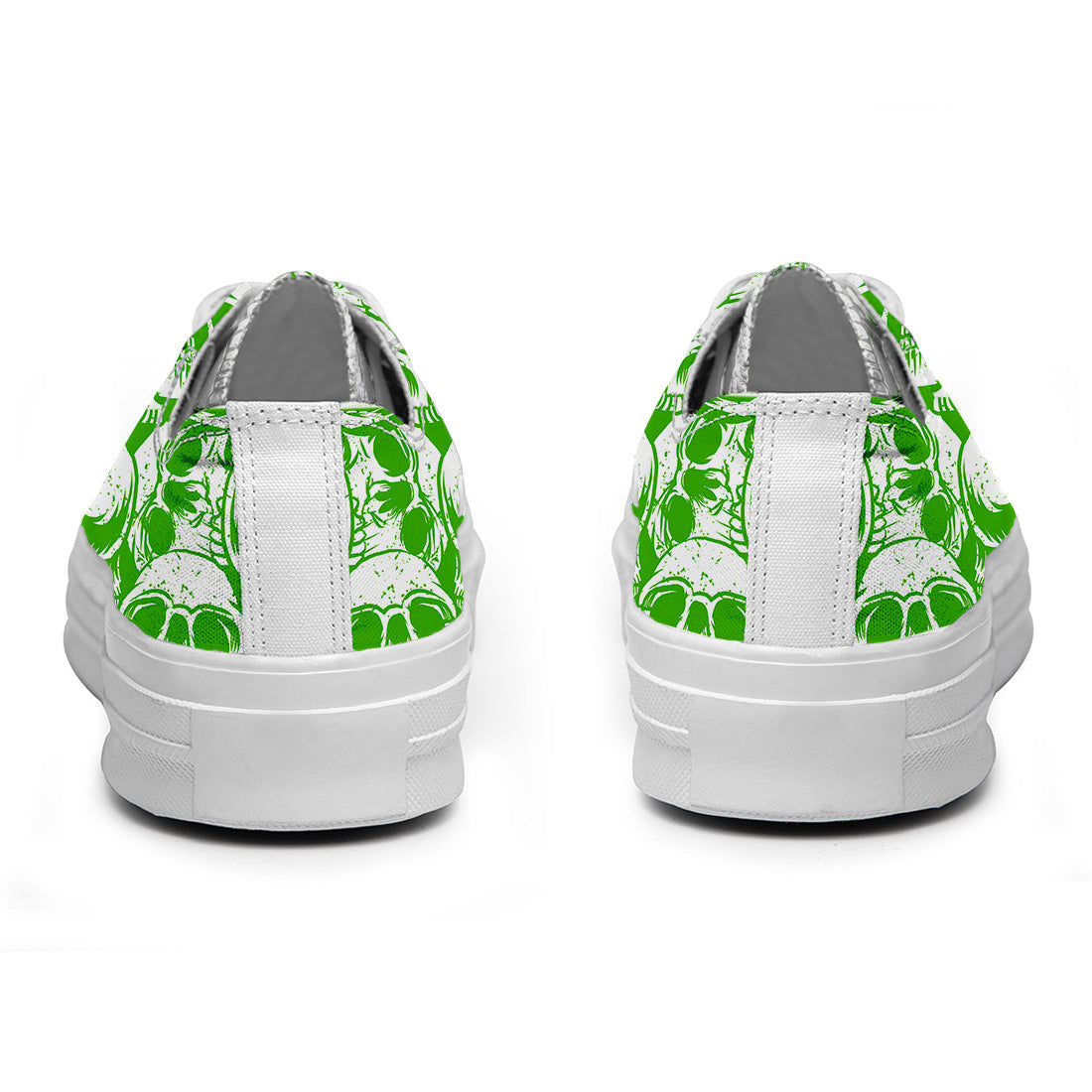 Resalta tu estilo con las zapatillas bajas de lona Skeleton para hombre y mujer