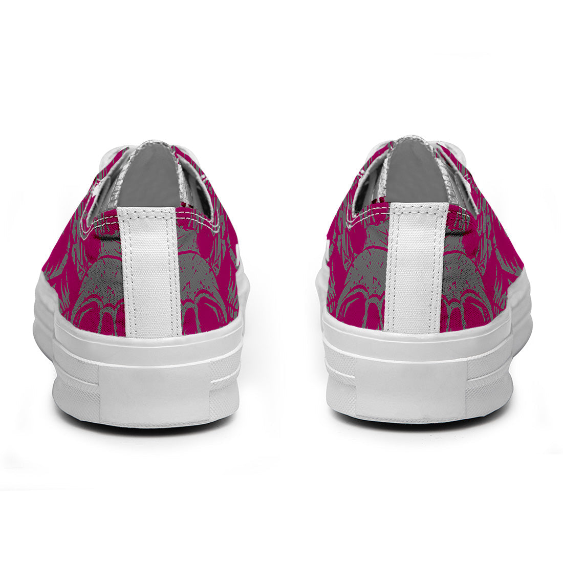 Resalta tu estilo con las zapatillas bajas de lona Skeleton para hombre y mujer
