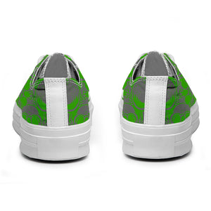 Resalta tu estilo con las zapatillas bajas de lona Skeleton para hombre y mujer
