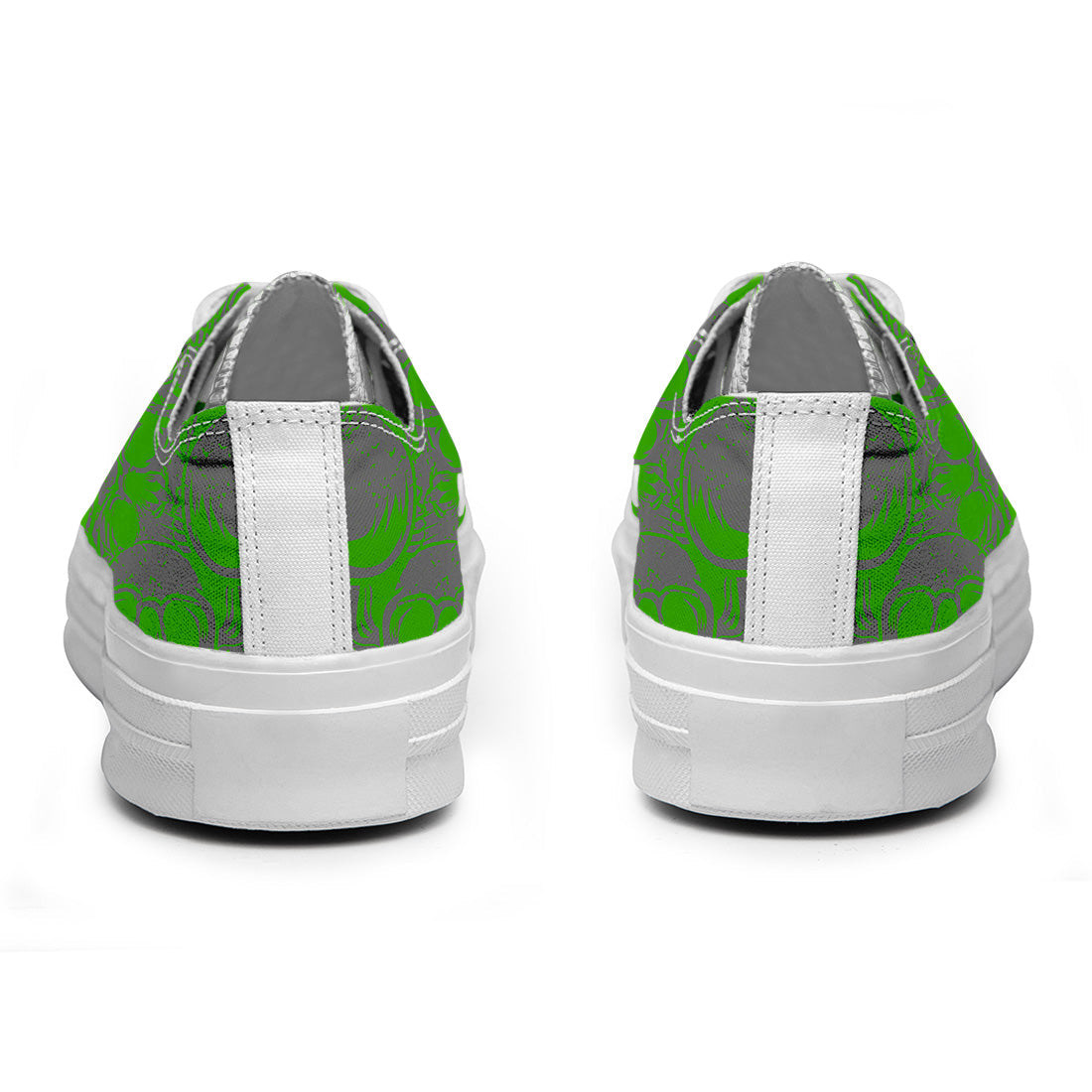 Resalta tu estilo con las zapatillas bajas de lona Skeleton para hombre y mujer