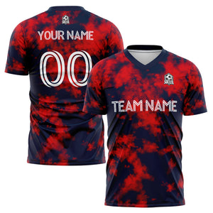 custom soccer uniform jersey kids adults personalized set jersey shirt navy