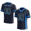 custom authentic drift fashion football jersey navy-light blue mesh