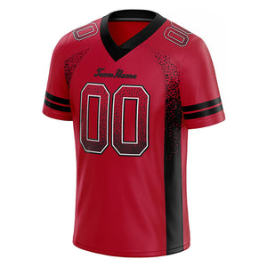 custom authentic drift fashion football jersey gray-blue mesh