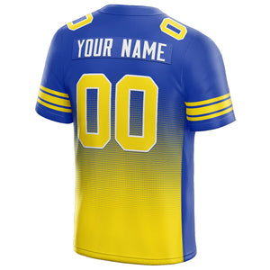 custom authentic gradient fashion football jersey white-blue-yellow