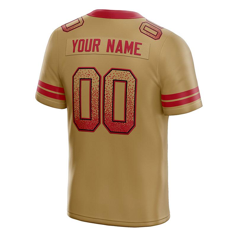 custom authentic drift fashion football jersey royal-yellow mesh