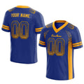 custom authentic drift fashion football jersey royal-yellow mesh