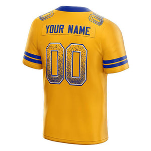 custom authentic drift fashion football jersey white-navy mesh