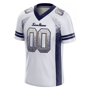 custom authentic drift fashion football jersey yellow-royal mesh