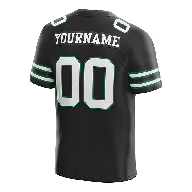 customized authentic football jersey white blue-red mesh