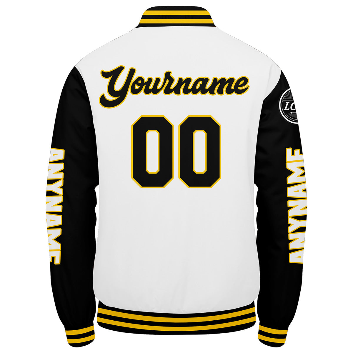 Chaquetas universitarias personalizadas negras y naranjas para hombres & mujeres y jóvenes & Chaquetas Letterman personalizadas