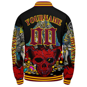 Chaquetas universitarias rojas personalizadas para hombres & mujeres y jóvenes & Chaquetas Letterman personalizadas