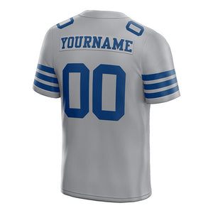 custom authentic football jersey white royal mesh