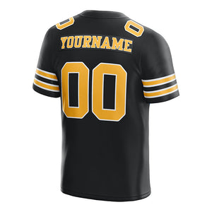 custom authentic football jersey green white-black mesh
