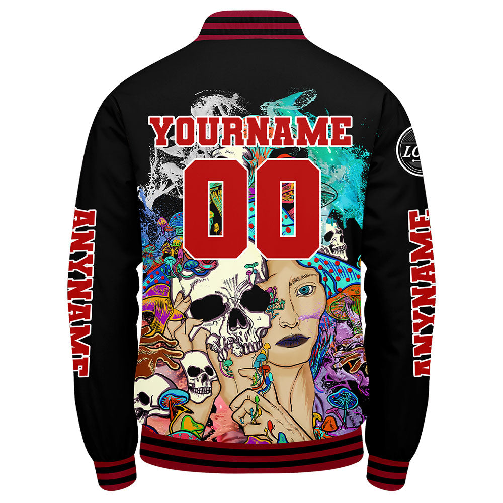 Chaquetas universitarias rojas personalizadas para hombres & mujeres y jóvenes & Chaquetas Letterman personalizadas