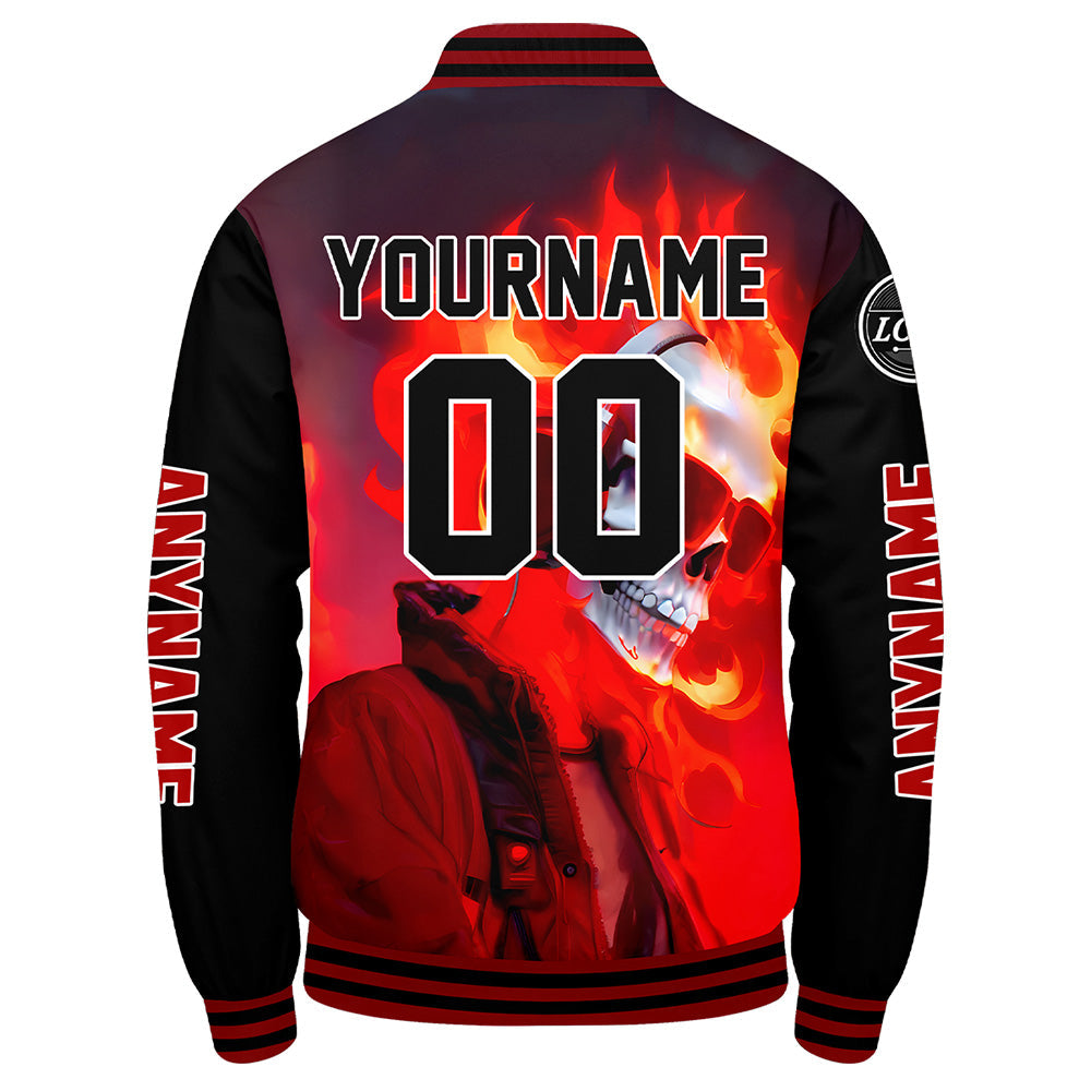 Chaquetas universitarias personalizadas en negro y gris para hombres & mujeres y jóvenes & Chaquetas Letterman personalizadas