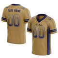 custom authentic drift fashion football jersey gold-navy mesh