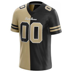 custom authentic split fashion football jersey royal-red-white