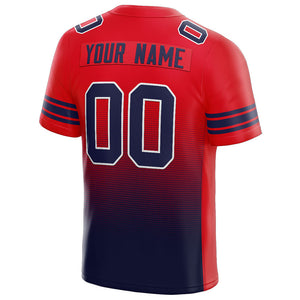 custom authentic gradient fashion football jersey burgundy-black
