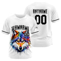 Uniformes de béisbol personalizados Wolf-White de alta calidad para adultos y niños & optimizados para el rendimiento