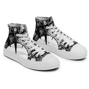Realza tu estilo con zapatillas de lona de media caña para hombre y mujer