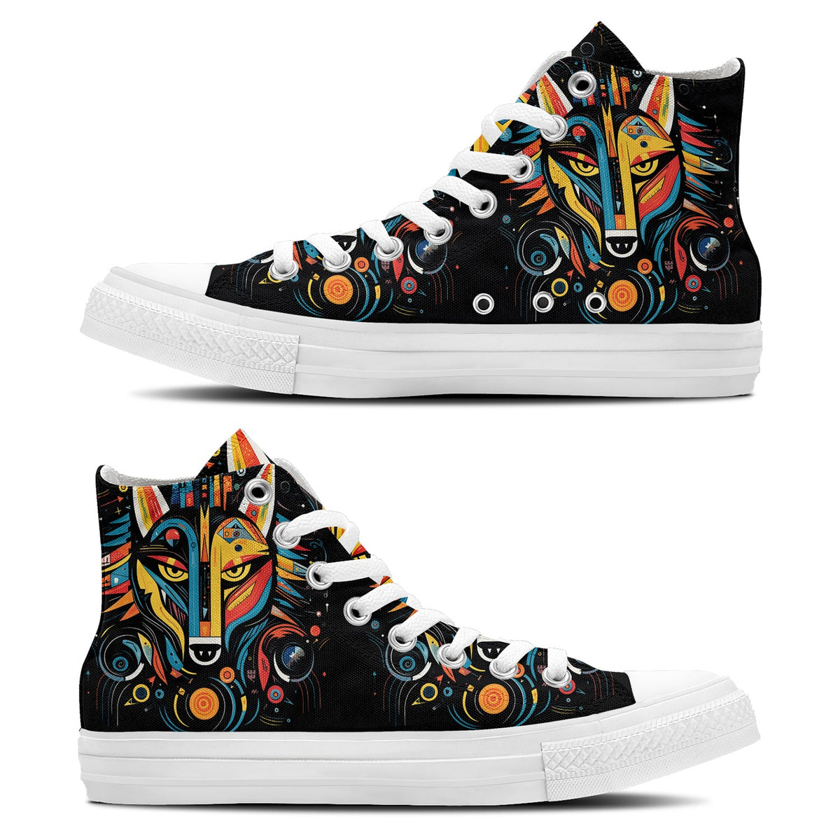 Realza tu estilo con las zapatillas de lona de media caña Fox para hombre y mujer