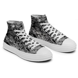 Realza tu estilo con zapatillas de lona de media caña para hombre y mujer