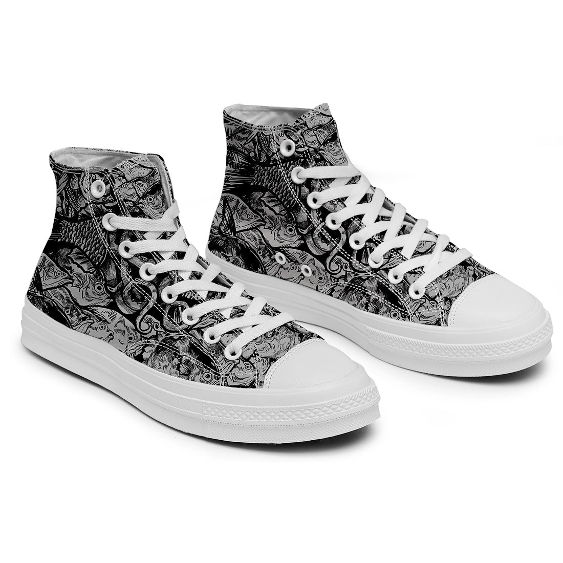 Realza tu estilo con zapatillas de lona de media caña para hombre y mujer
