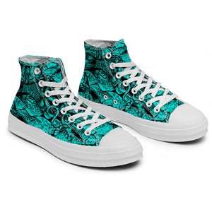Realza tu estilo con zapatillas de lona de media caña para hombre y mujer