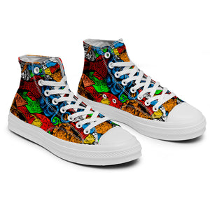 Realza tu estilo con zapatillas de lona de media caña para hombre y mujer