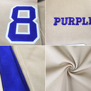 customized authentic football jersey old gold purple-white mesh