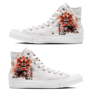 Resalta tu estilo con las zapatillas de lona de media caña para hombre y mujer Lion