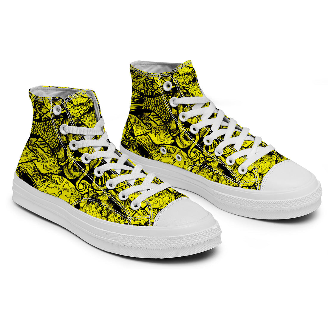 Realza tu estilo con zapatillas de lona de media caña para hombre y mujer
