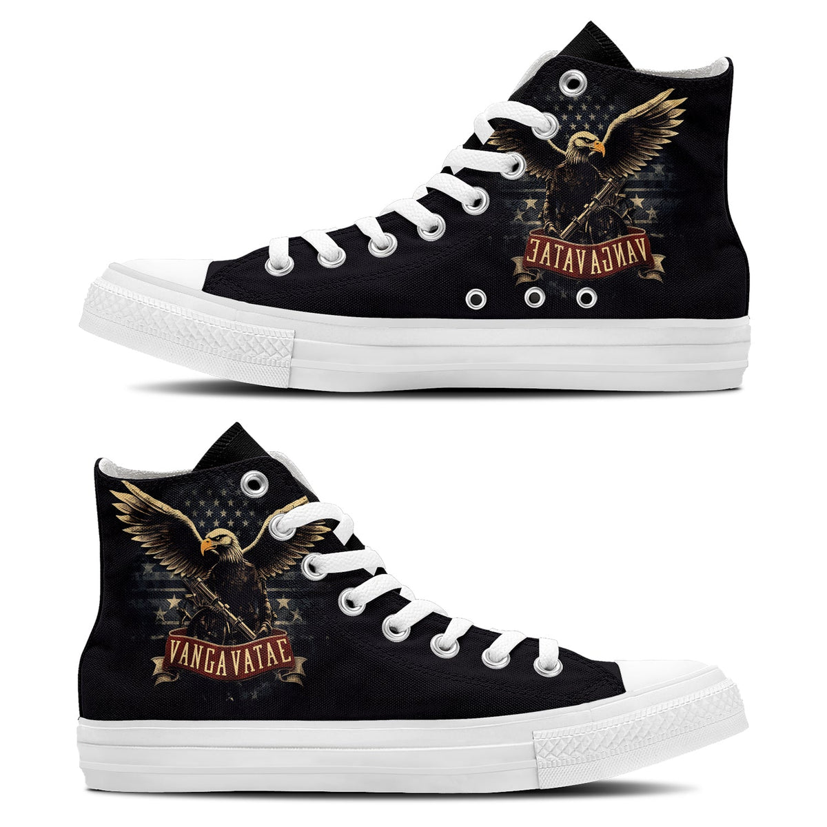 Realza tu estilo con las zapatillas de lona de media caña Eagle para hombre y mujer