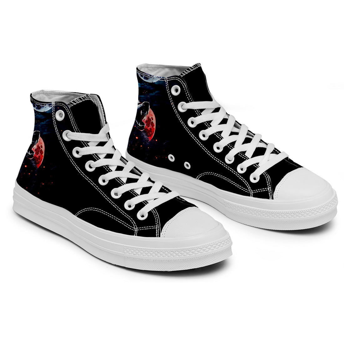 Realza tu estilo con zapatillas de lona de media caña para hombre y mujer