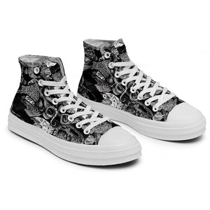 Realza tu estilo con zapatillas de lona de media caña para hombre y mujer