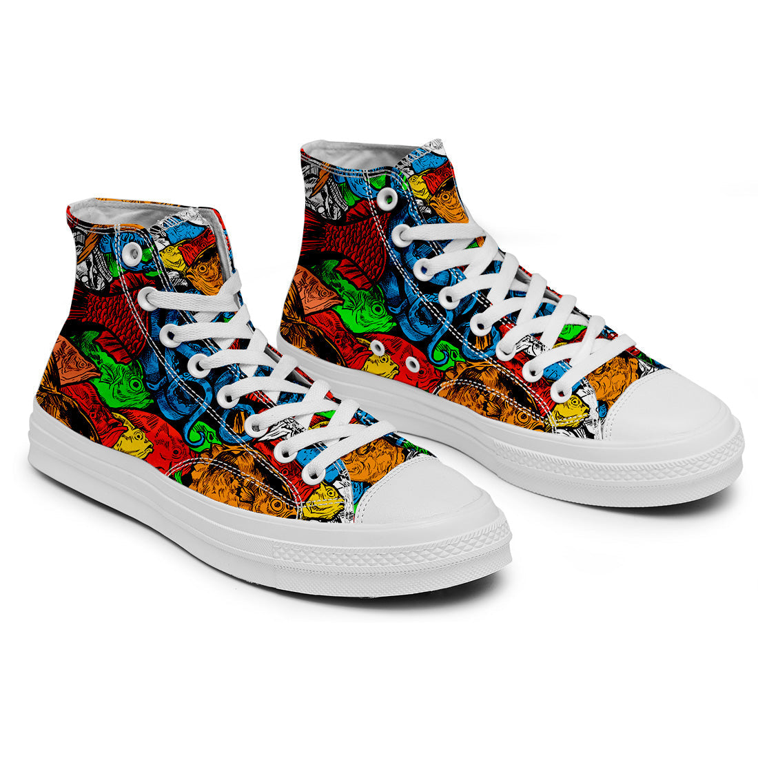 Realza tu estilo con zapatillas de lona de media caña para hombre y mujer