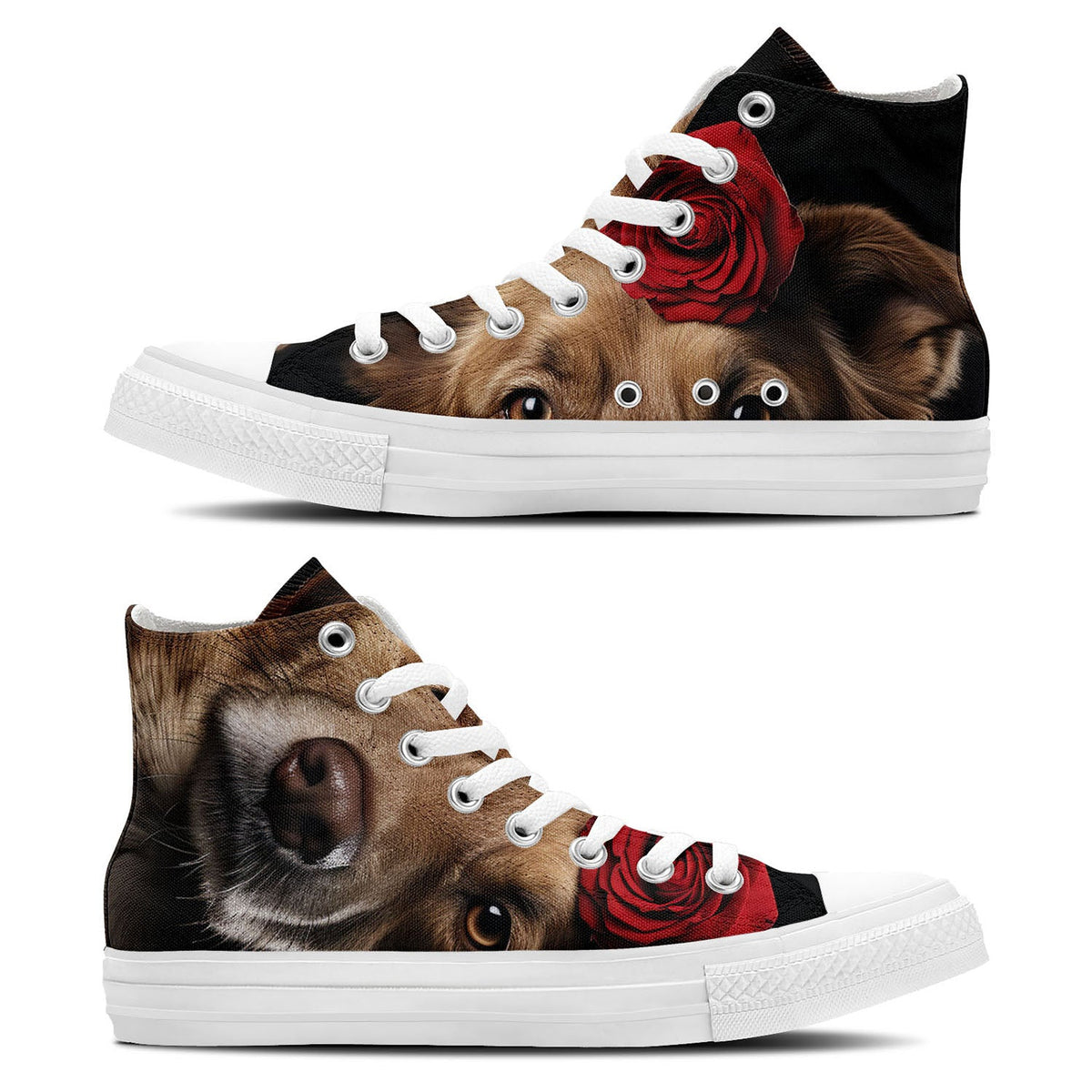 Whiskers Wonderland: Adéntrate en la ternura unisex con nuestras adorables zapatillas de lona de corte medio-con divertidos diseños de gatitos para hombres y mujeres