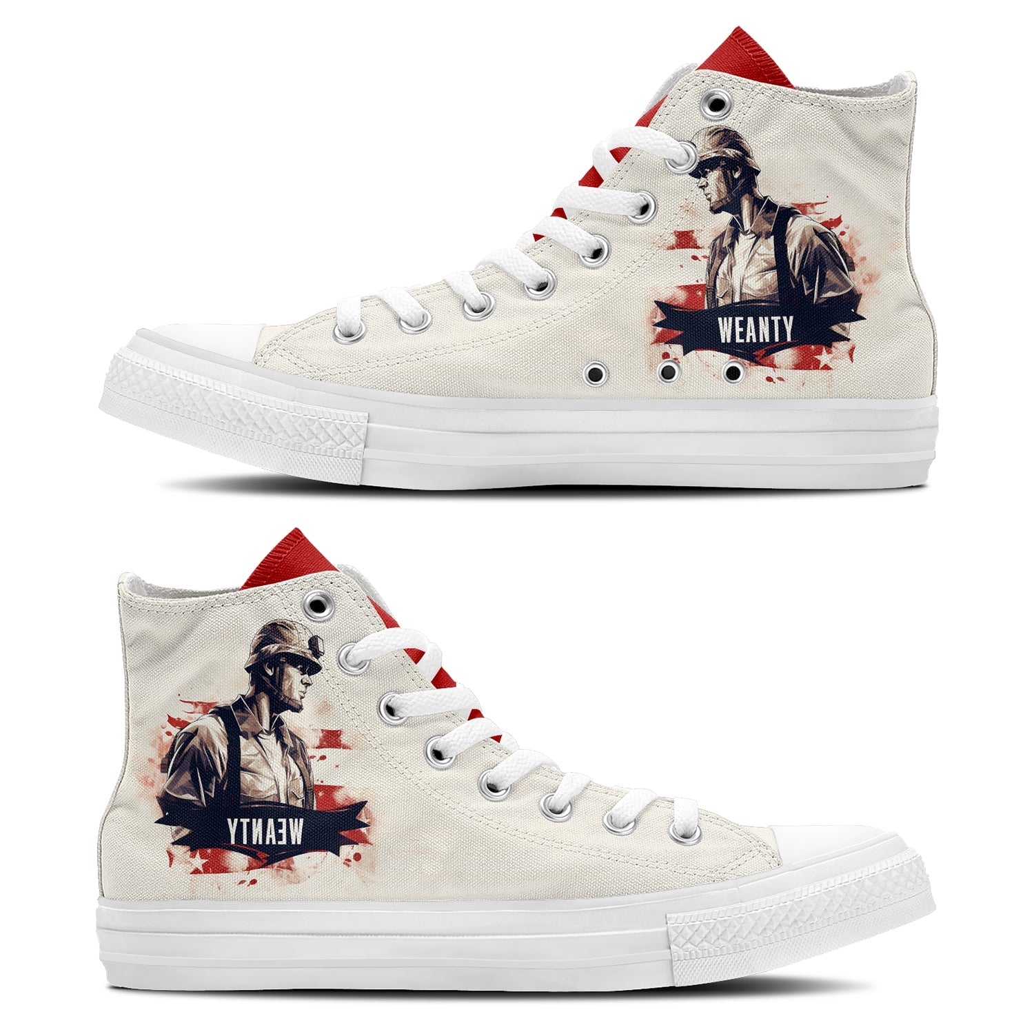 Realza tu estilo con zapatillas de lona de media caña para hombre y mujer