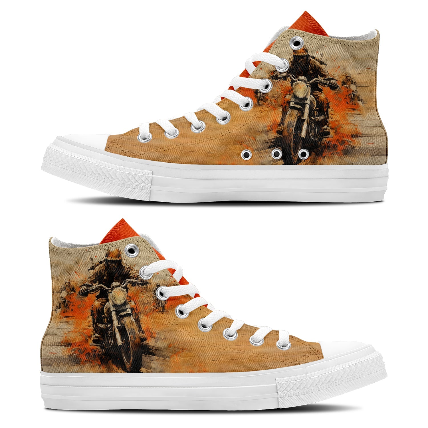 Resalta tu estilo con zapatillas de lona de media caña para hombre y mujer