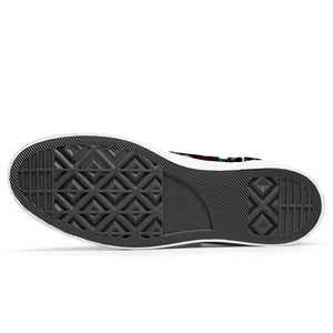 Resalta tu estilo con las zapatillas bajas de lona Skeleton para hombre y mujer