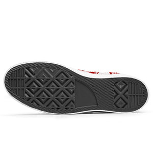 Resalta tu estilo con las zapatillas bajas de lona Skeleton para hombre y mujer
