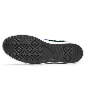 Resalta tu estilo con las zapatillas bajas de lona Skeleton para hombre y mujer
