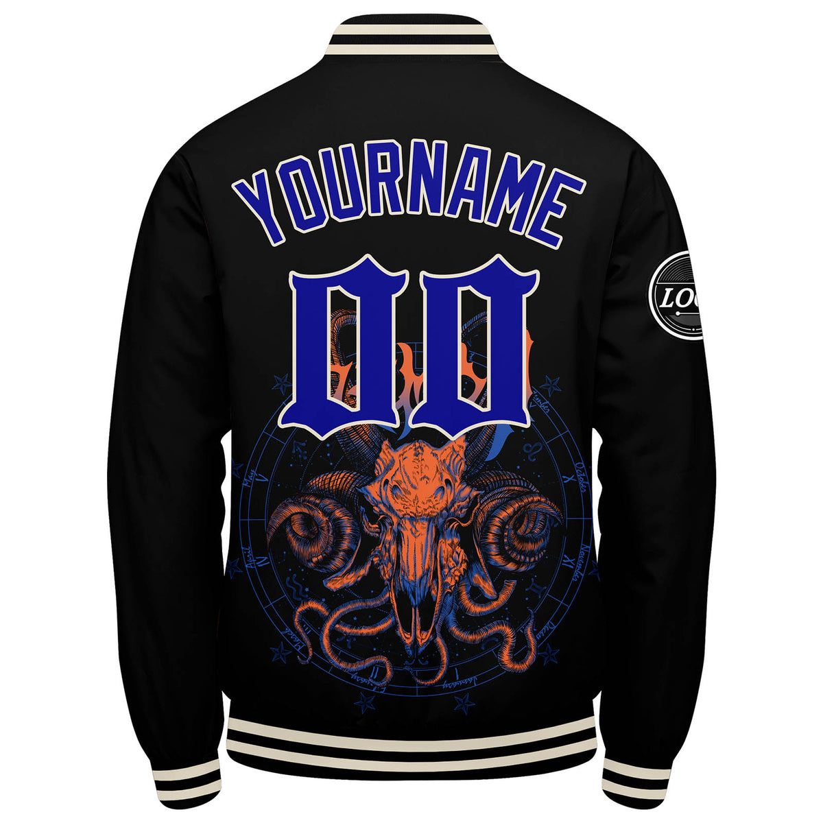 Chaqueta universitaria personalizada estilo Letterman para hombres-mujeres y jóvenes-color azul marino