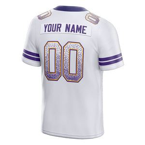custom authentic drift fashion football jersey black-purple mesh