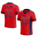 custom authentic drift fashion football jersey red-navy mesh
